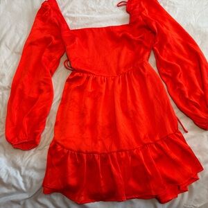 Princess Polly Fiery Red Dress